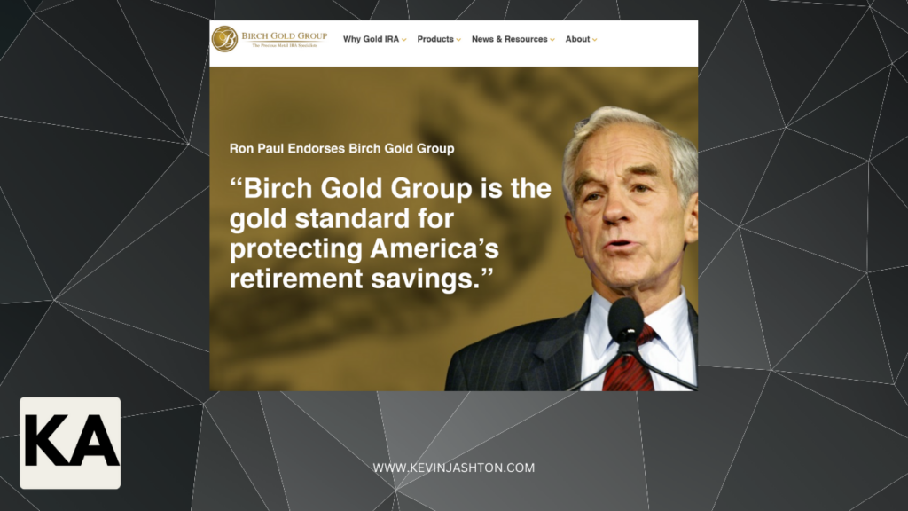Birch Gold Group website