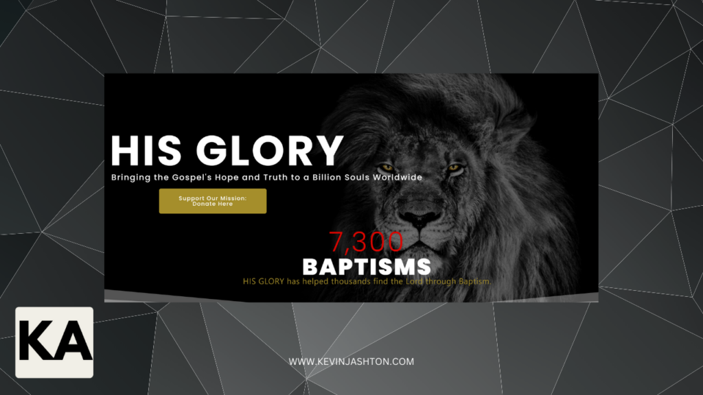 His Glory homepage