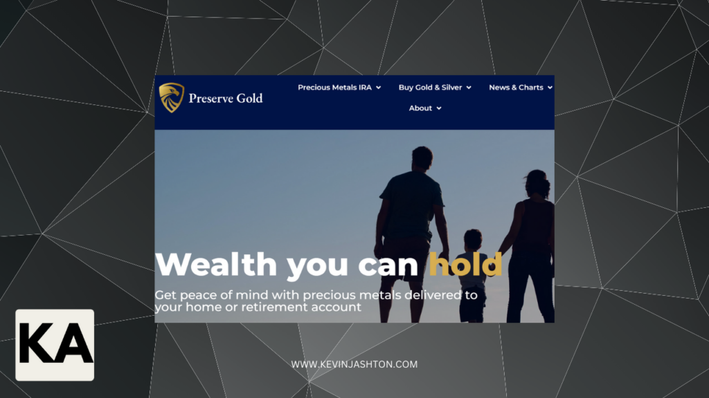 Preserve Gold homepage