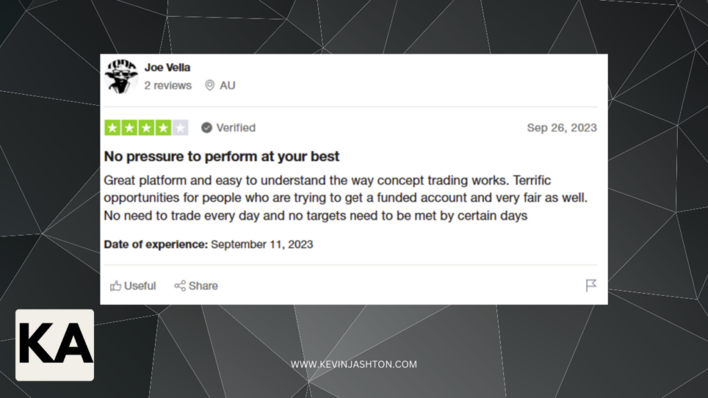 The Concept Trading reviews on Trustpilot
