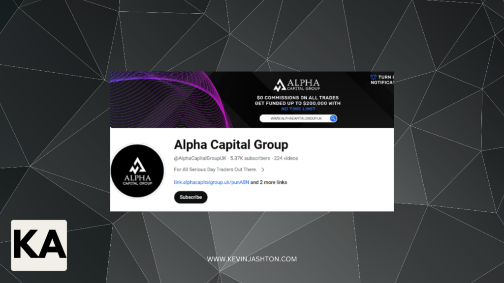 Alpha Capital group prop firm 